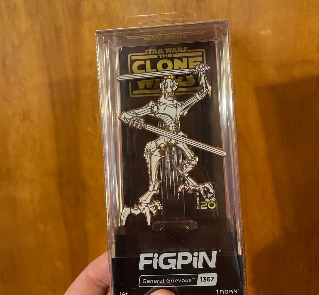 SDCC 2023 FigPin Alliance Fest Locked Star Wars General Grievous Pin 1367 LE 500