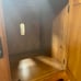 Solid Oak Open Entertainement Center/Arm