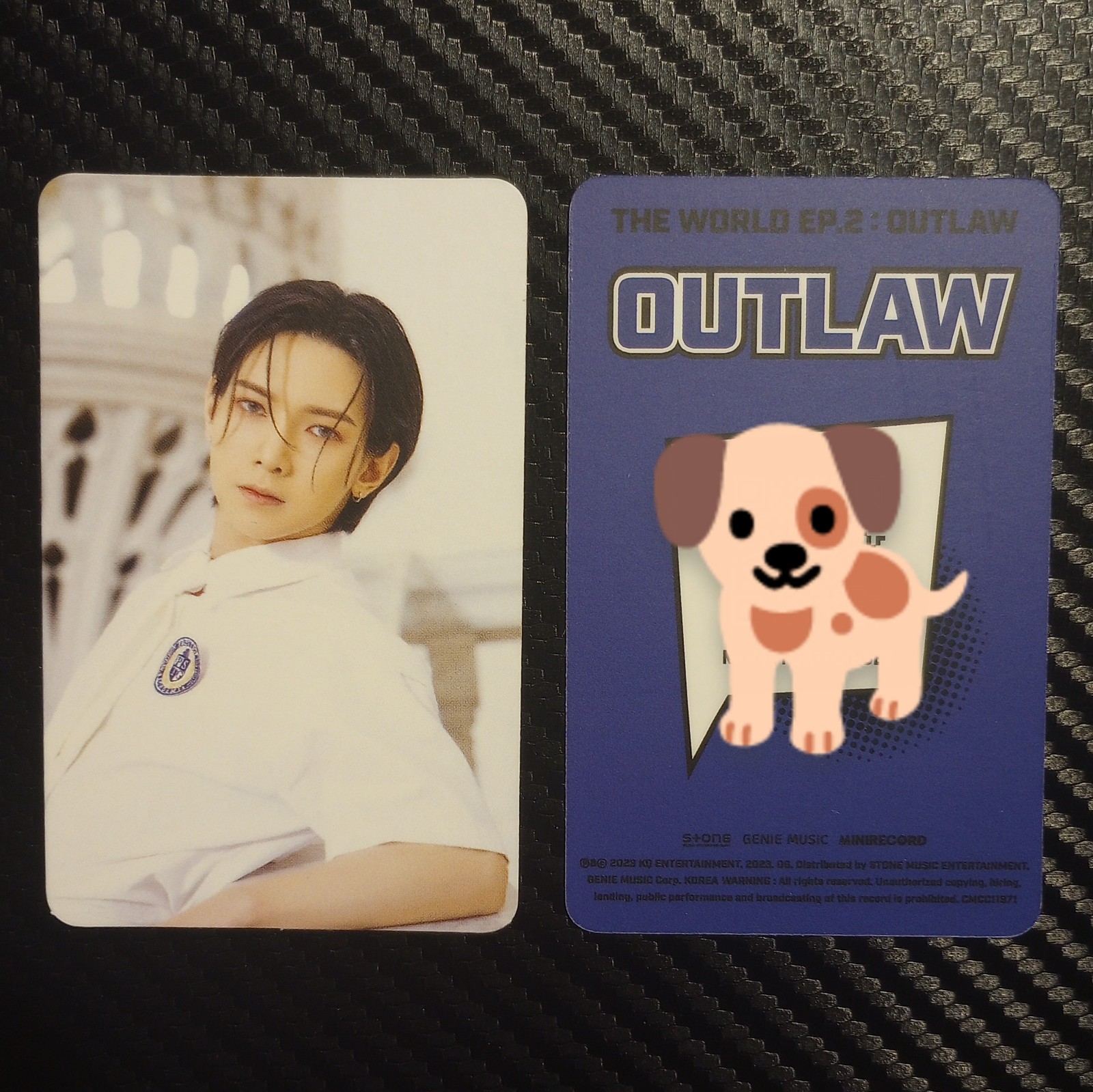 ATEEZ Yeosang Outlaw Platform Mini QR Type Photocard #2