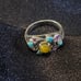 Vintage Sterling Silver tiger eye cocktail ring