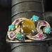 Vintage Sterling Silver tiger eye cocktail ring