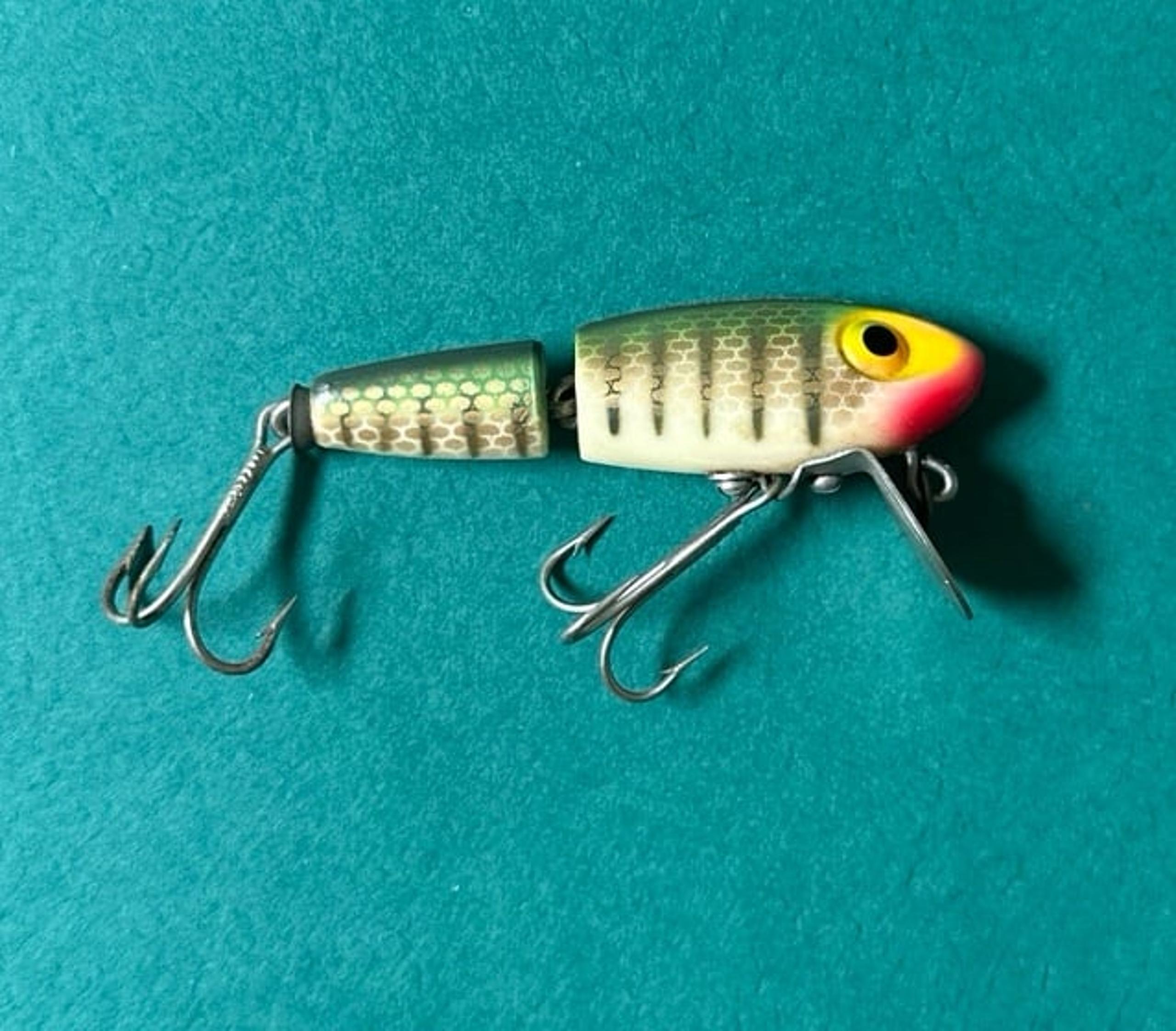 Vintage Wright & McGill Jointed Miracle Minnow Fishing Lure