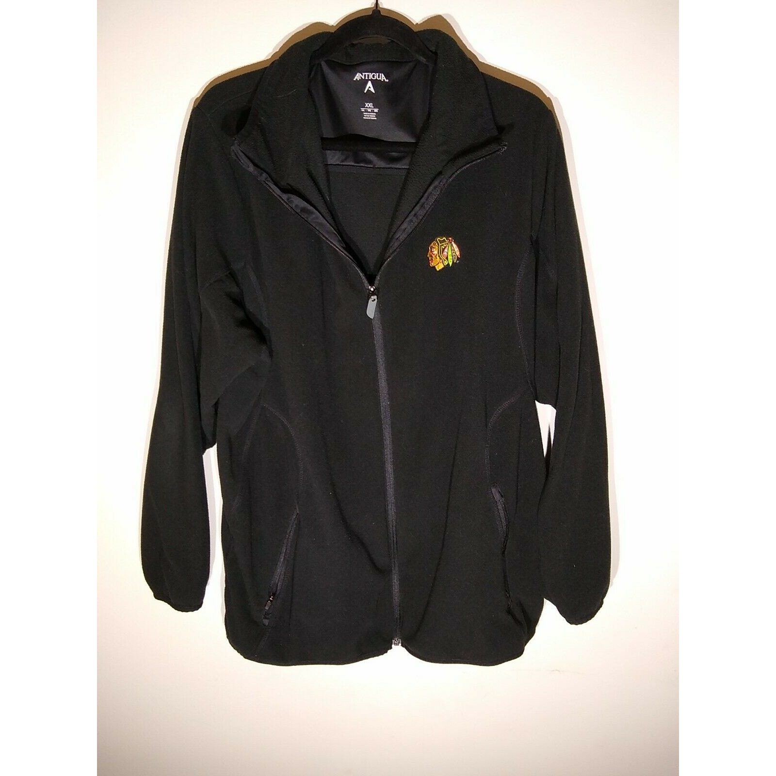 Antigua Blackhawks Fleece JacketSize XXL
