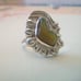 Welo Opal Ring Size 6-3/4 Yellow Green