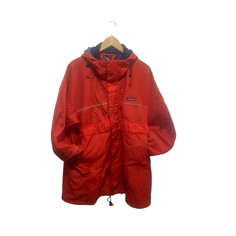 Patagonia VTG jacket coat mountain red mens sz L hood