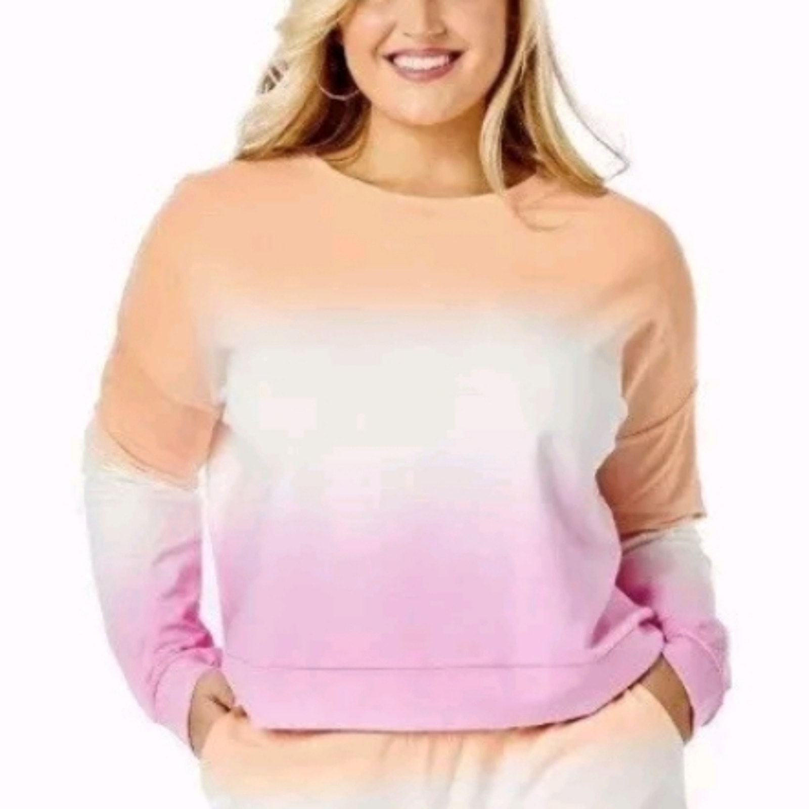 Lilly Pulitzer Sheridan Sweatshirt Size S Cantaloupe