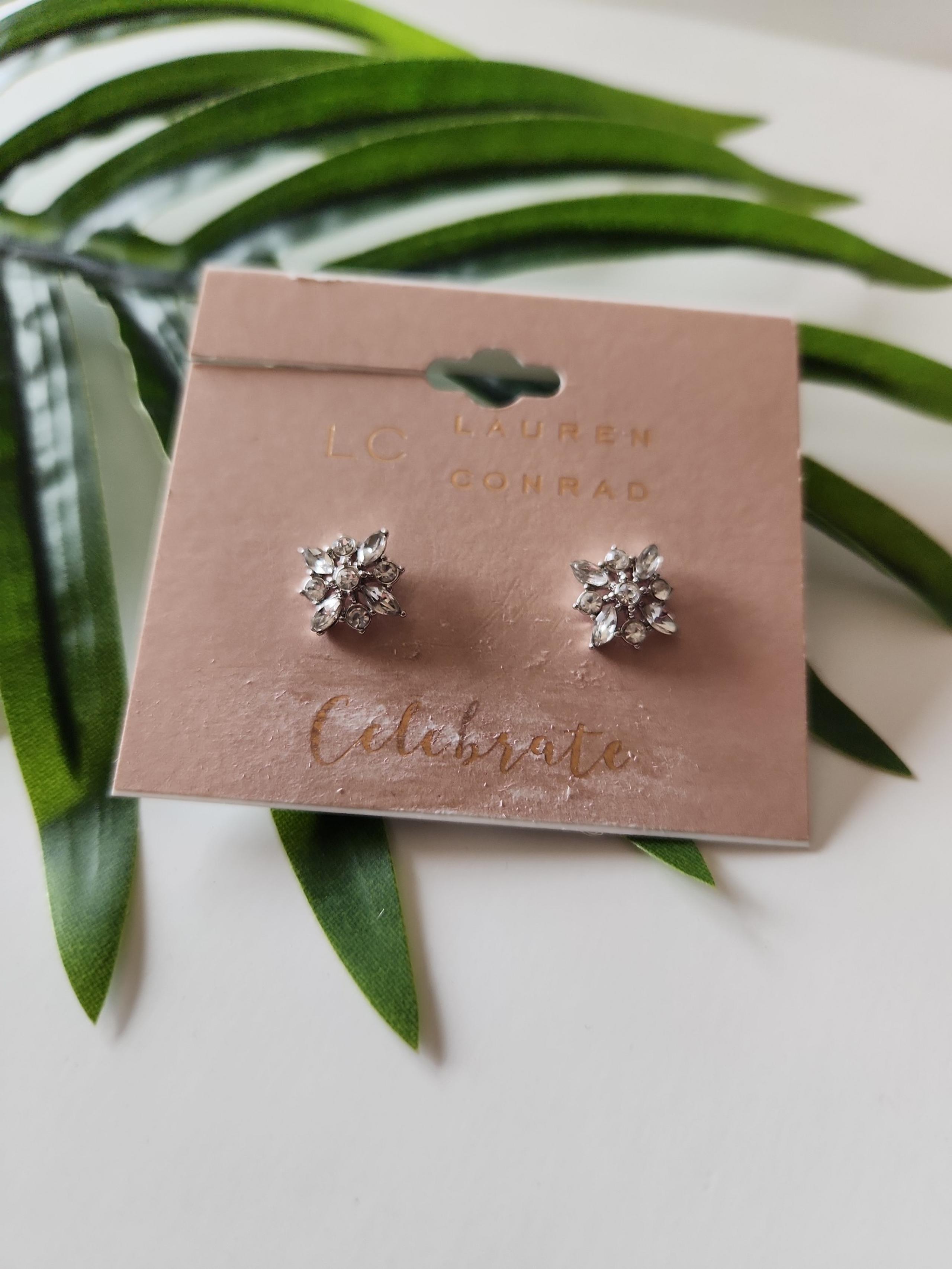 NEW Lauren Conrad "Celebrate" Starburst Design Earrings