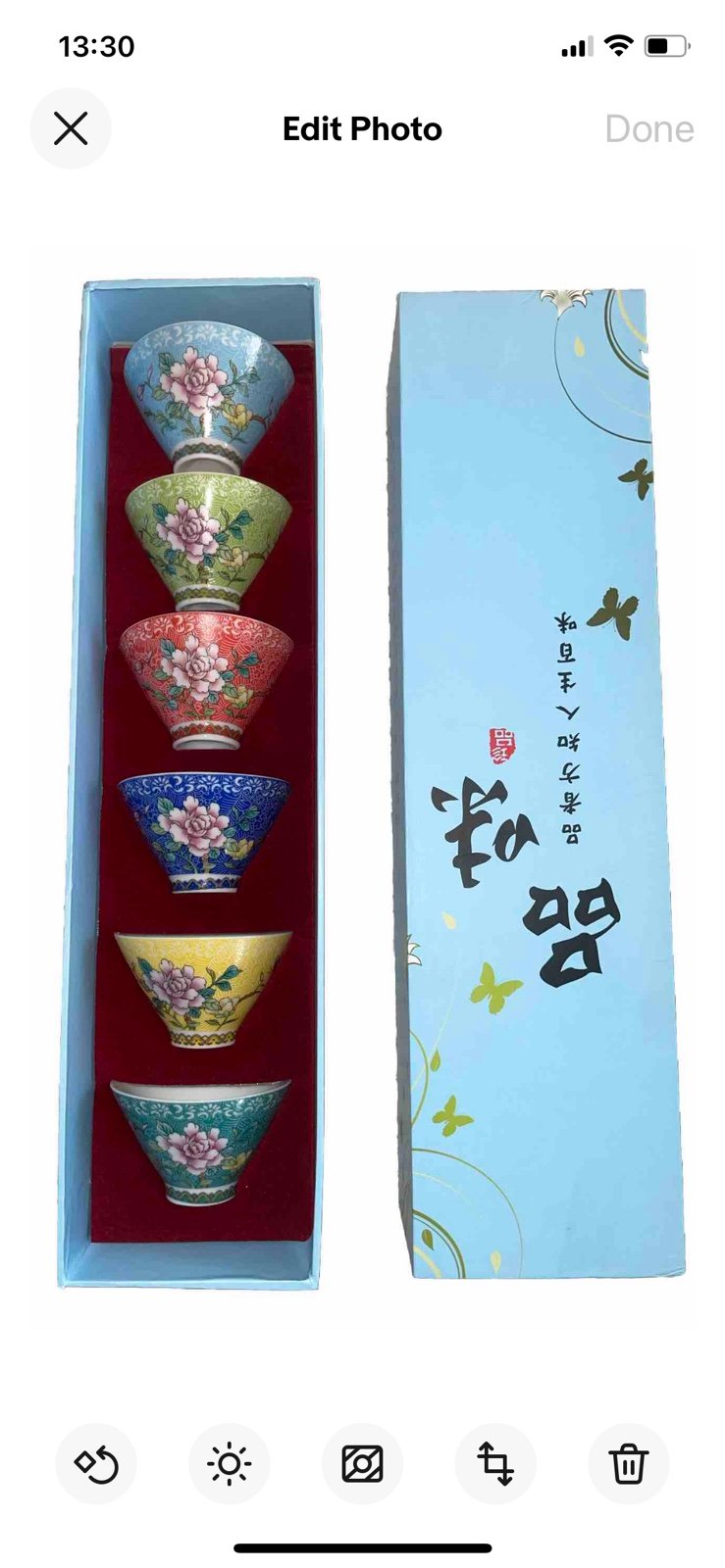 Chinese porcelain tea cups