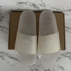 Coach Ulyssa Clear Slides Sandals Mules Slip On Men’s Size 9