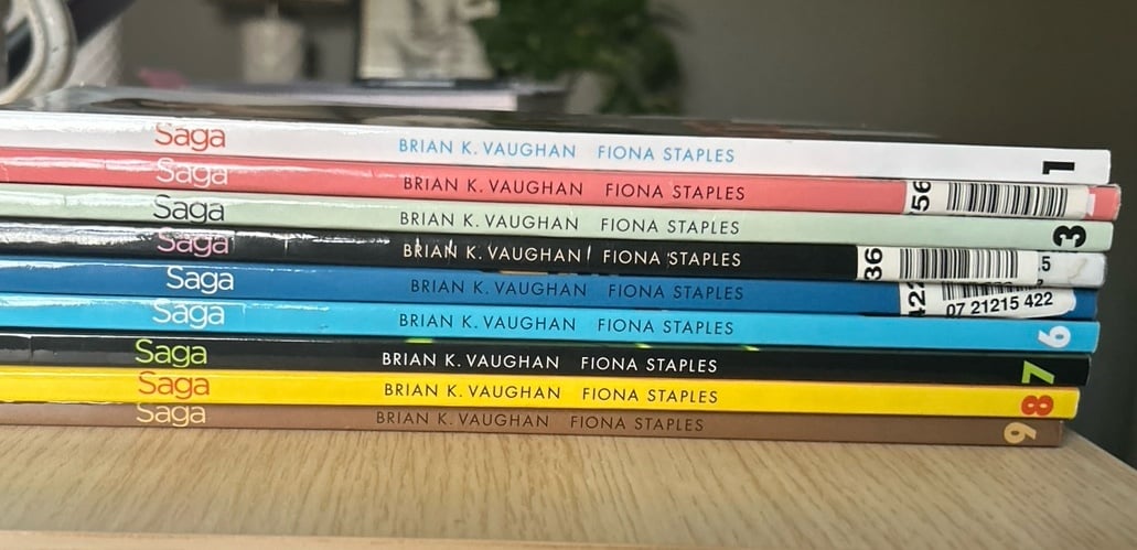 Saga comic book set