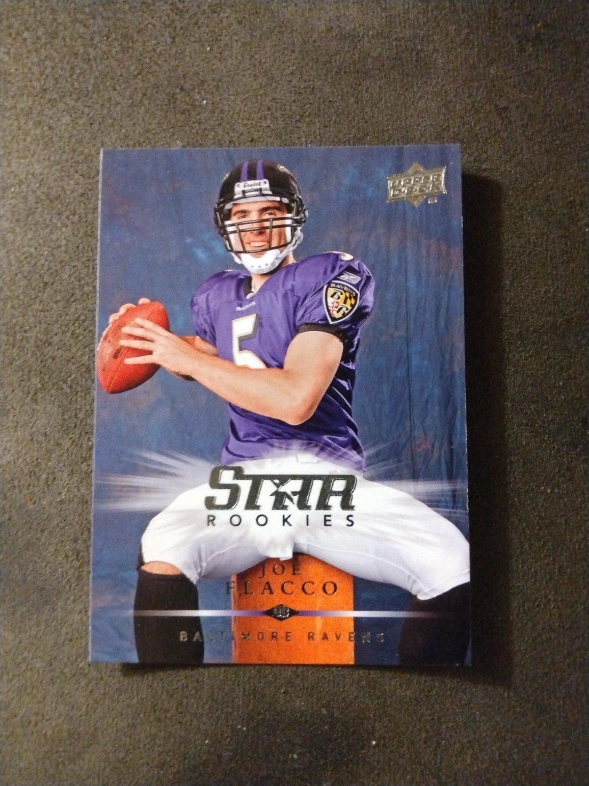 2008 NFL Upper Deck Joe Flacco STAR ROOKIES IMAGE VARIATION OUT OF PRINT