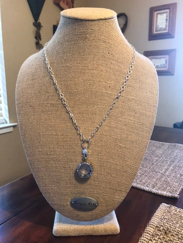 Origami Owl Silver Necklace Set