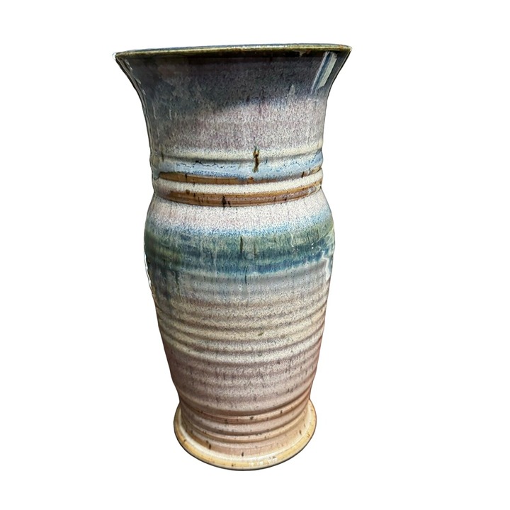 Randy Holbrook Large Vase Hand Thrown Pottery Stoneware CA Handmade Art Pottery