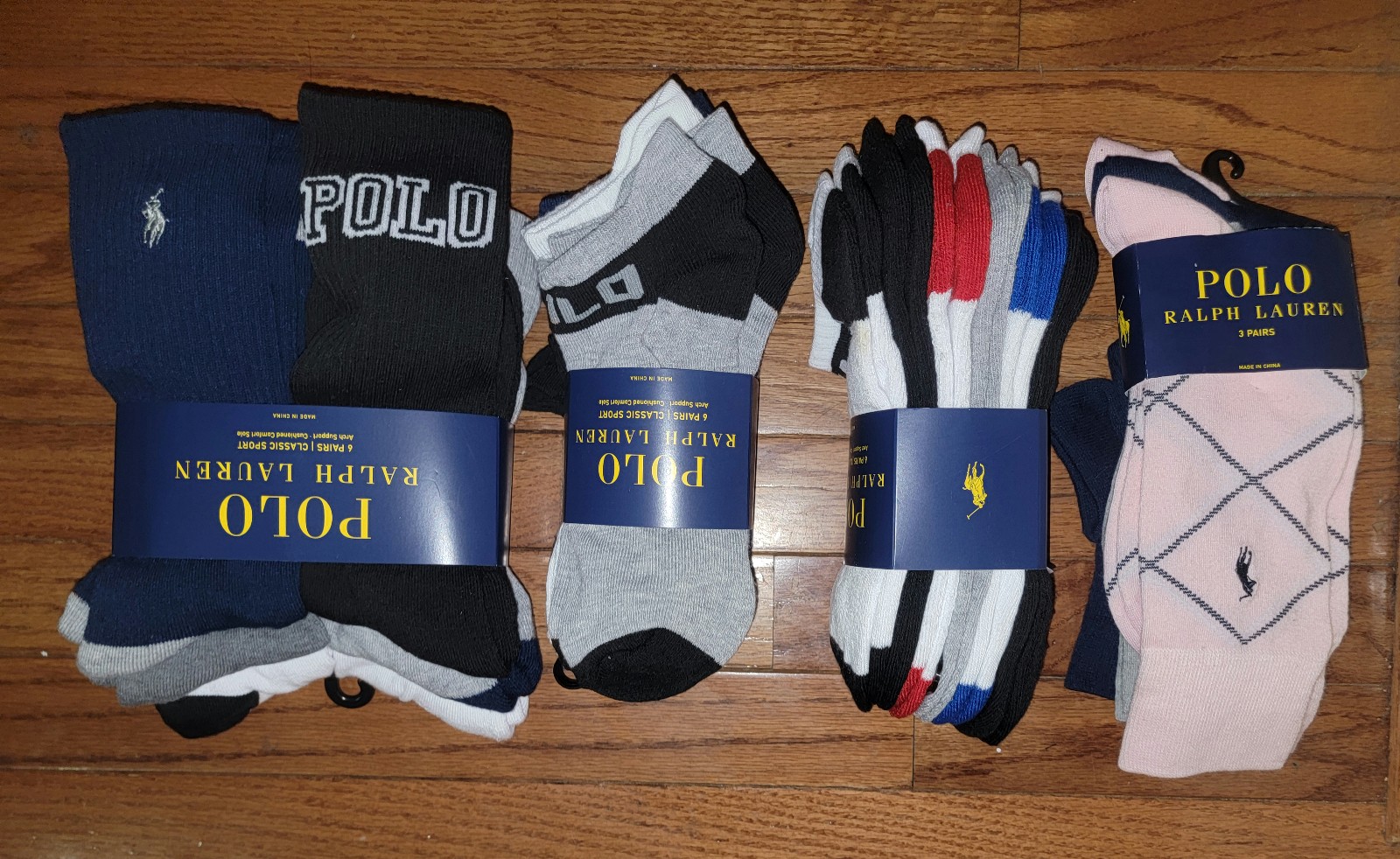 Polo ralph lauren socks package