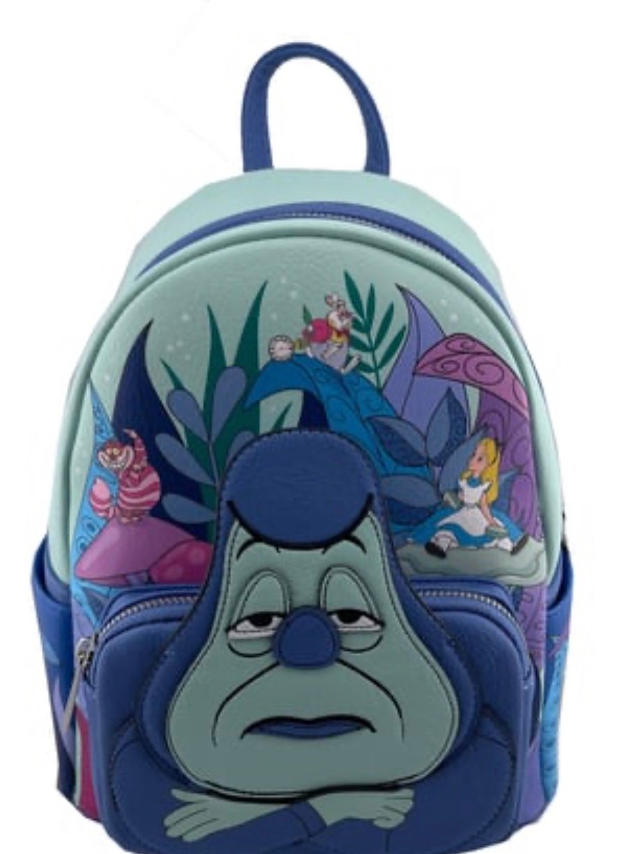 Loungefly alice in wonderland caterpillar mini backpack