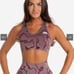 Sustainable Seamless Sports Bra Burgundy