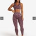 Sustainable Seamless Sports Bra Burgundy