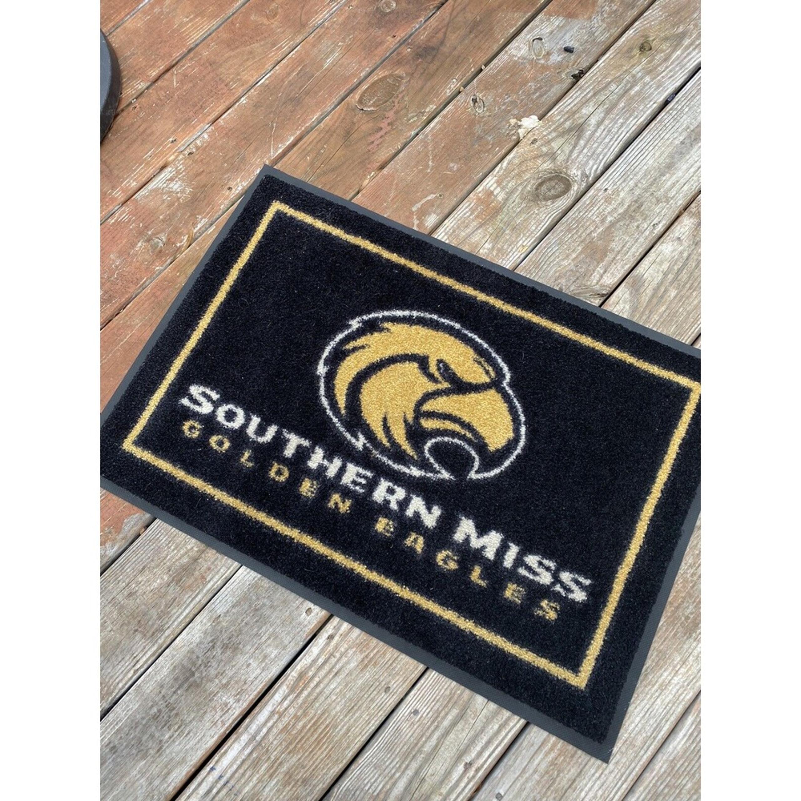 Southern Miss Golden Eagles Area Rug Door Mat 23"x34" Starter College University