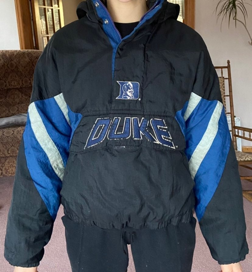 Vintage Duke Blue Devils Varsity Jacket Mens XL Blue College