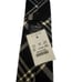 J. Crew mens black and white 100% cotton classic check tie