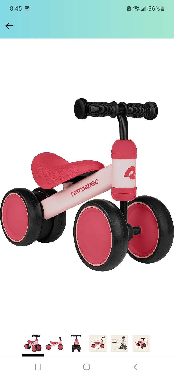 Retrospec Cricket Baby Walker bike