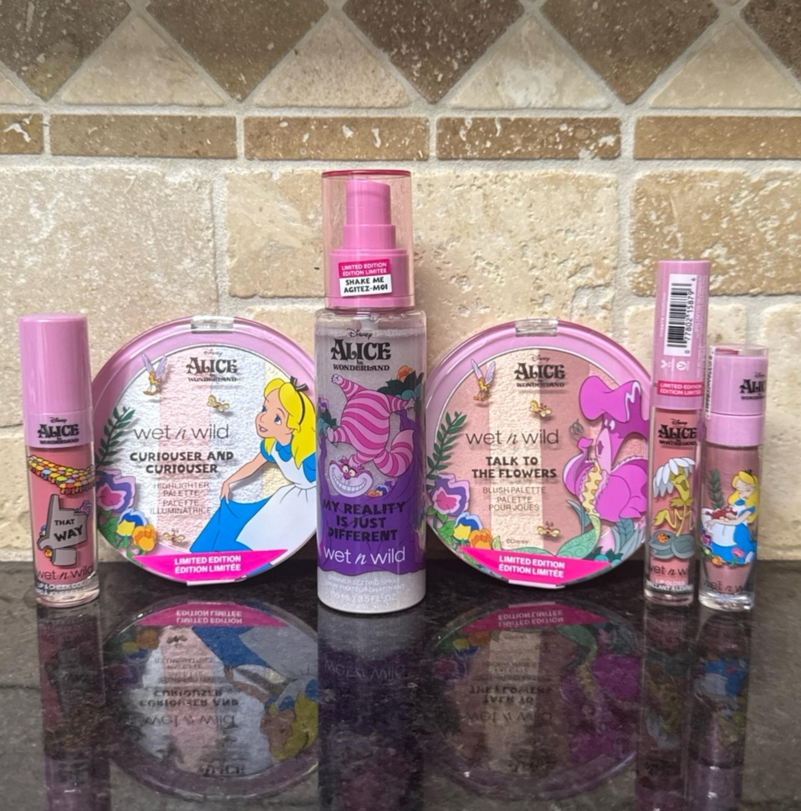 Limited Edition Alice in Wonderland wet n’ wild makeup Bundle