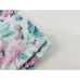 VTG 70's WESTPOINT STEVENS PANSY FLOWER COTTON BLEND FLAT SHEET QUEEN Pink Blue