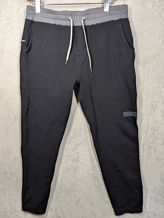 Vuori Balboa Jogger Mens 2XL Black Sweat Pants Performance Pockets Cotton Blend