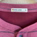 Marine Layer Double Knit Henley Mauve Pink Blue Stripe Size Medium Casual Cotton