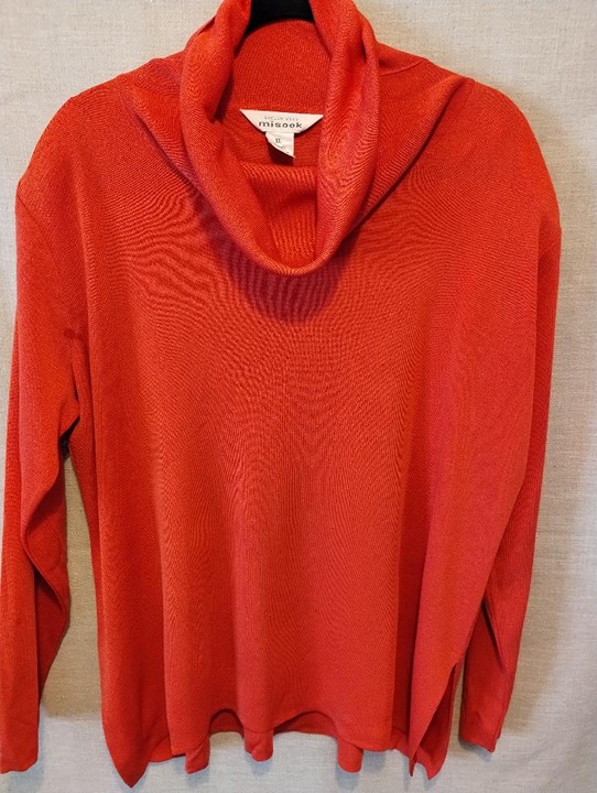 Vintage Exclusively Misook Cowl Neck Pullover Sweater Sz. XL.