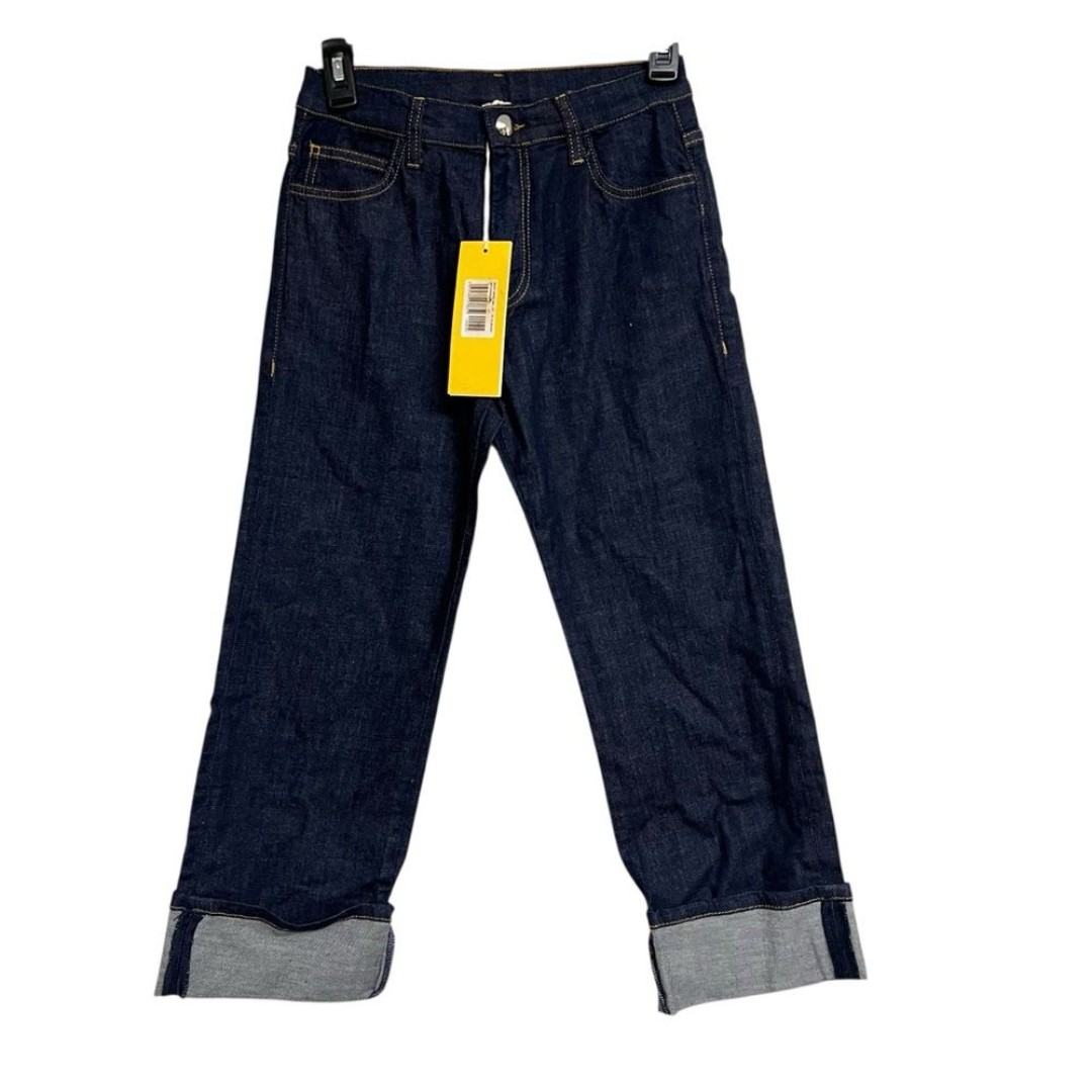 New Girls Marni Dark Wash Cuffed Jeans