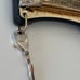 Gold Croc Bandolier with chain strap