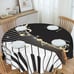 Musical notes print kitchen set of 3