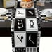 Musical notes print kitchen set of 3