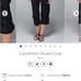 Lululemon studio crop