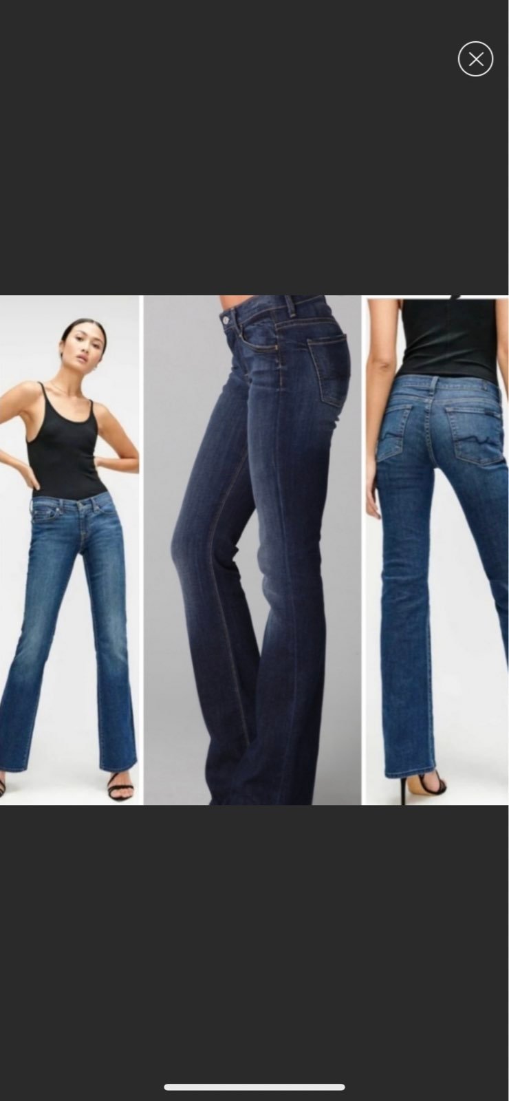 NWT 7 For All Mankind Bootcut Jeans Sz 30
