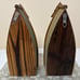 Vintage Two Canoes and Three Hand Carved Fisherman
