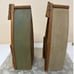 Vintage Two Canoes and Three Hand Carved Fisherman