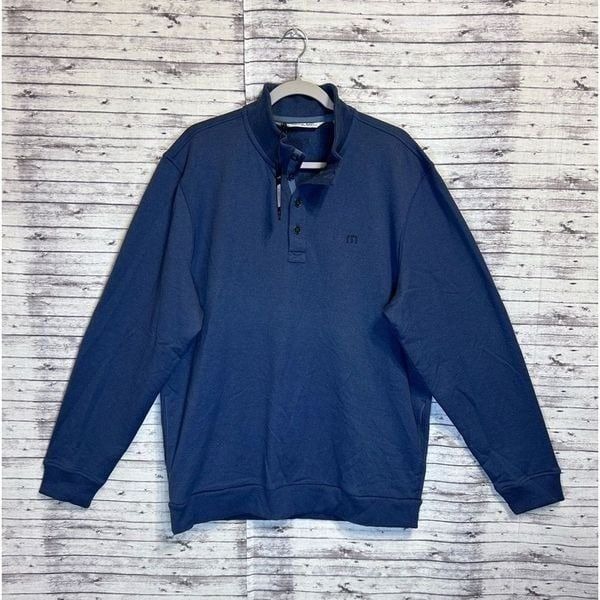 Travis Mathew Wall Pullover Buttoned Sweater