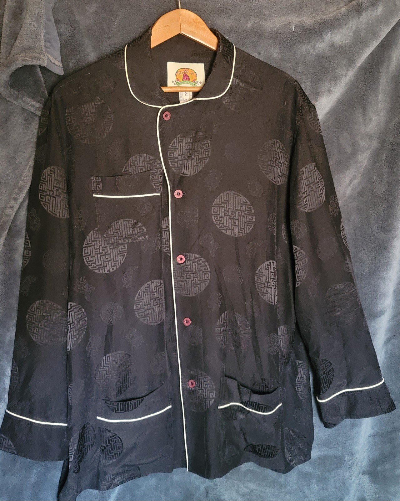 Shanghai Tang Silk Pajama Set Extra Large