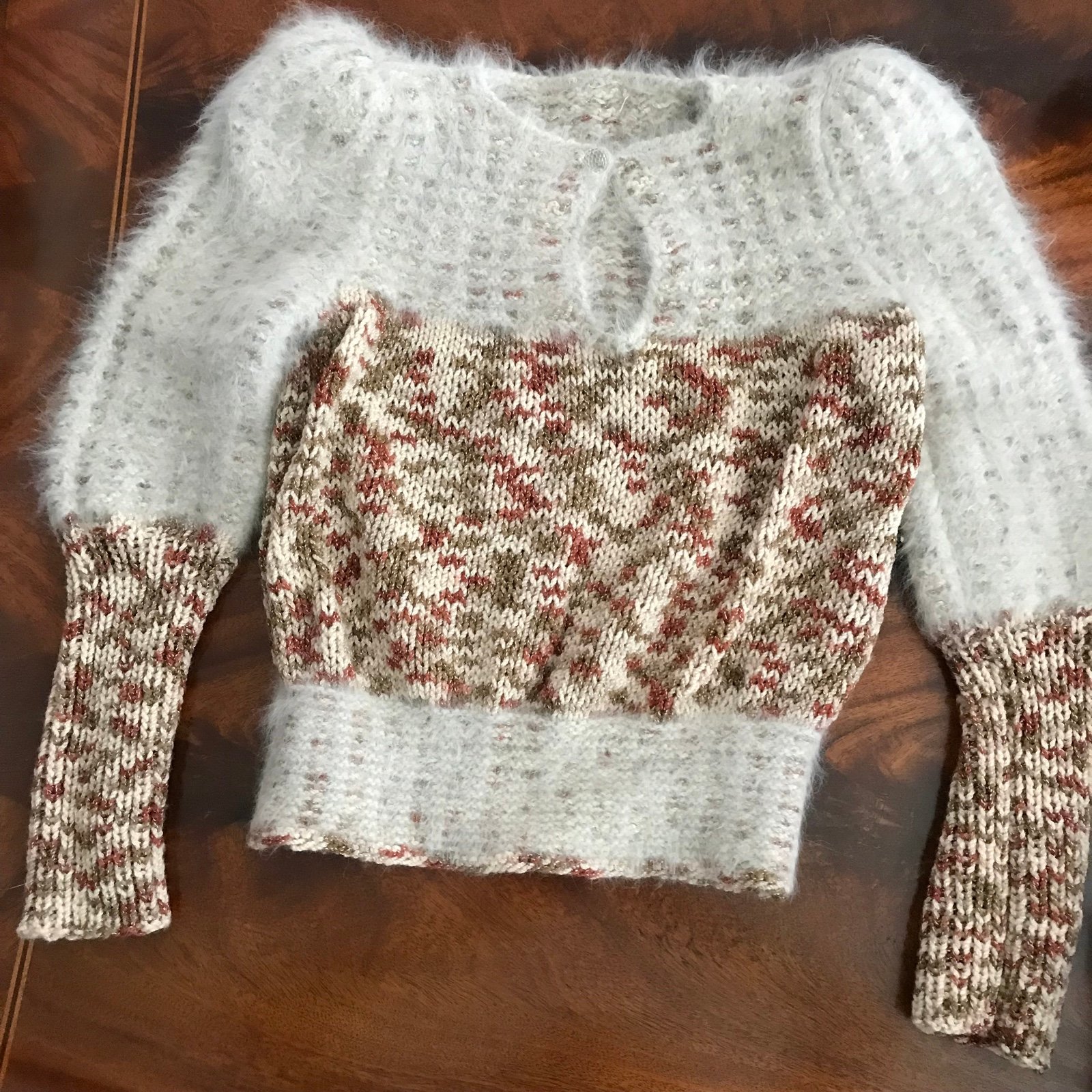 Mme Defarge hand knit sweater