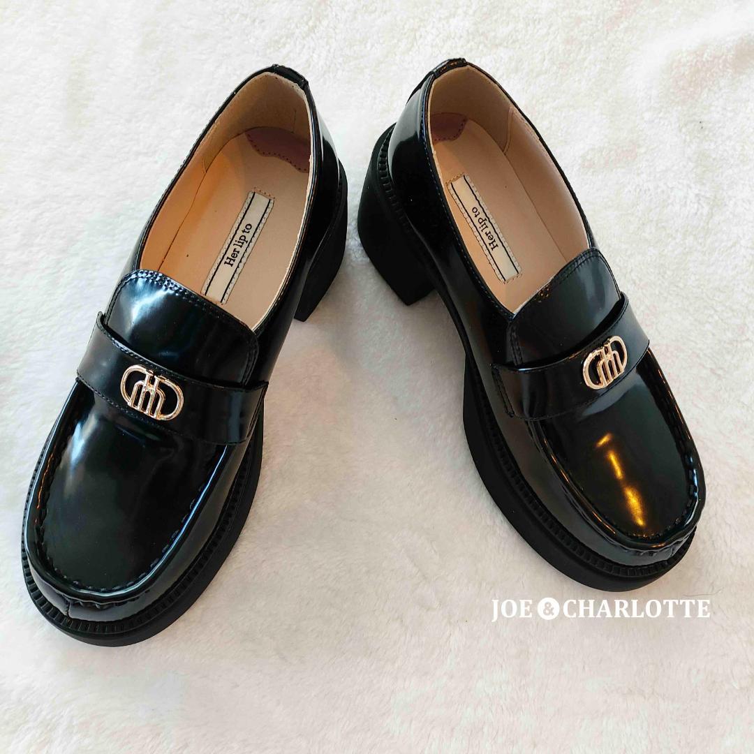 New color] Trois Logo Loafers