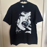 Vampire Girl Shirt Goth Horror Halloween Dracula Y2K Grunge Tee Mens sz XL