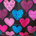 Brand new Le Sportsac 2-way Boston bag in heart pattern, large capacity, large size.