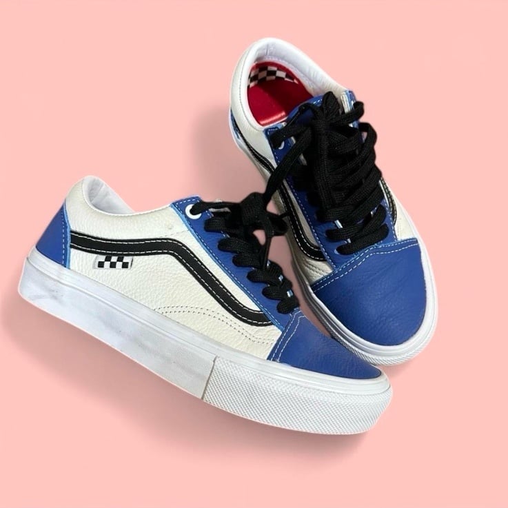 Vans Old Skool Sport Leather True Blue/White sneakers