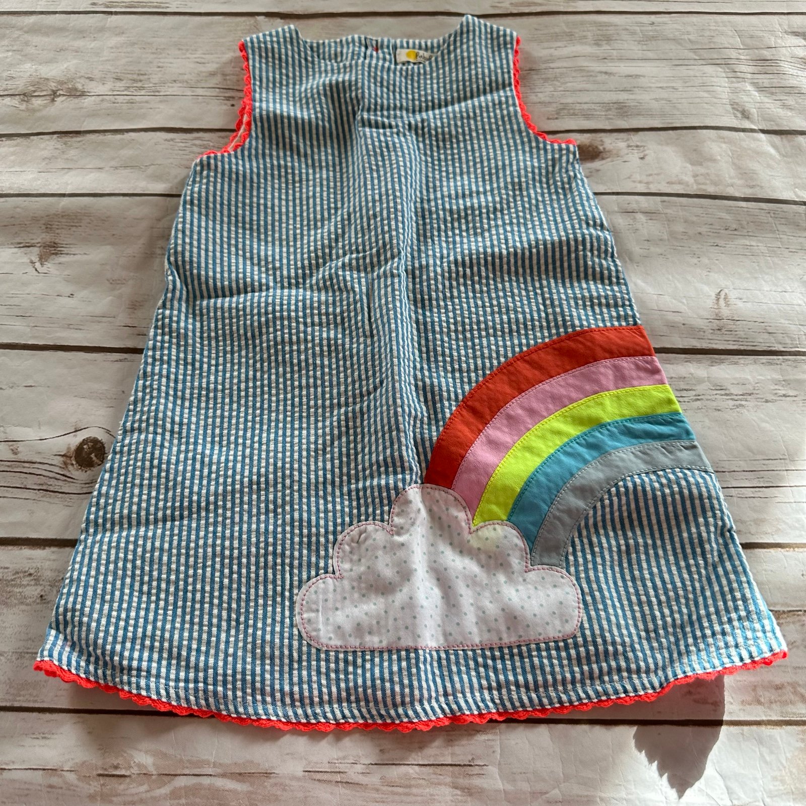 Mini boden rainbow dress