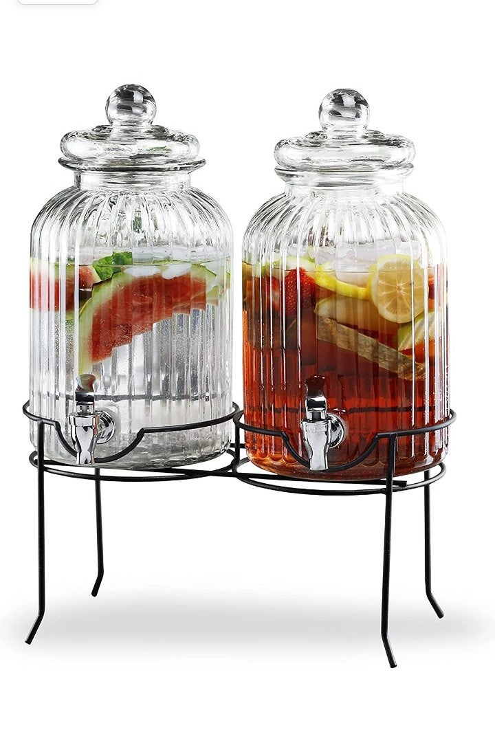 Style Setter Canyon Beverage Dispenser Set 2 Cold Drink Dispenser ((90.00+VALUE)