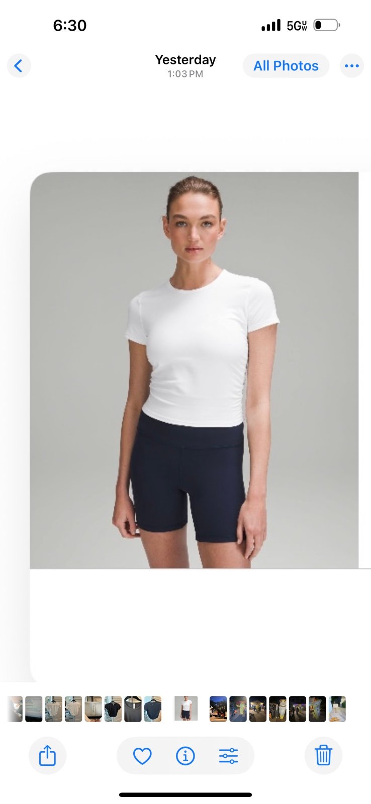 Lululemon All It Takes Short-Sleeve
Shirt Nulu