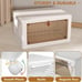 4 Tier Plastic Storage Bins with Lids 24QT, Stackable Containers