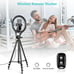 10'' Ring Light with 50'' Extendable Tripod Stand, LED Circle Lights